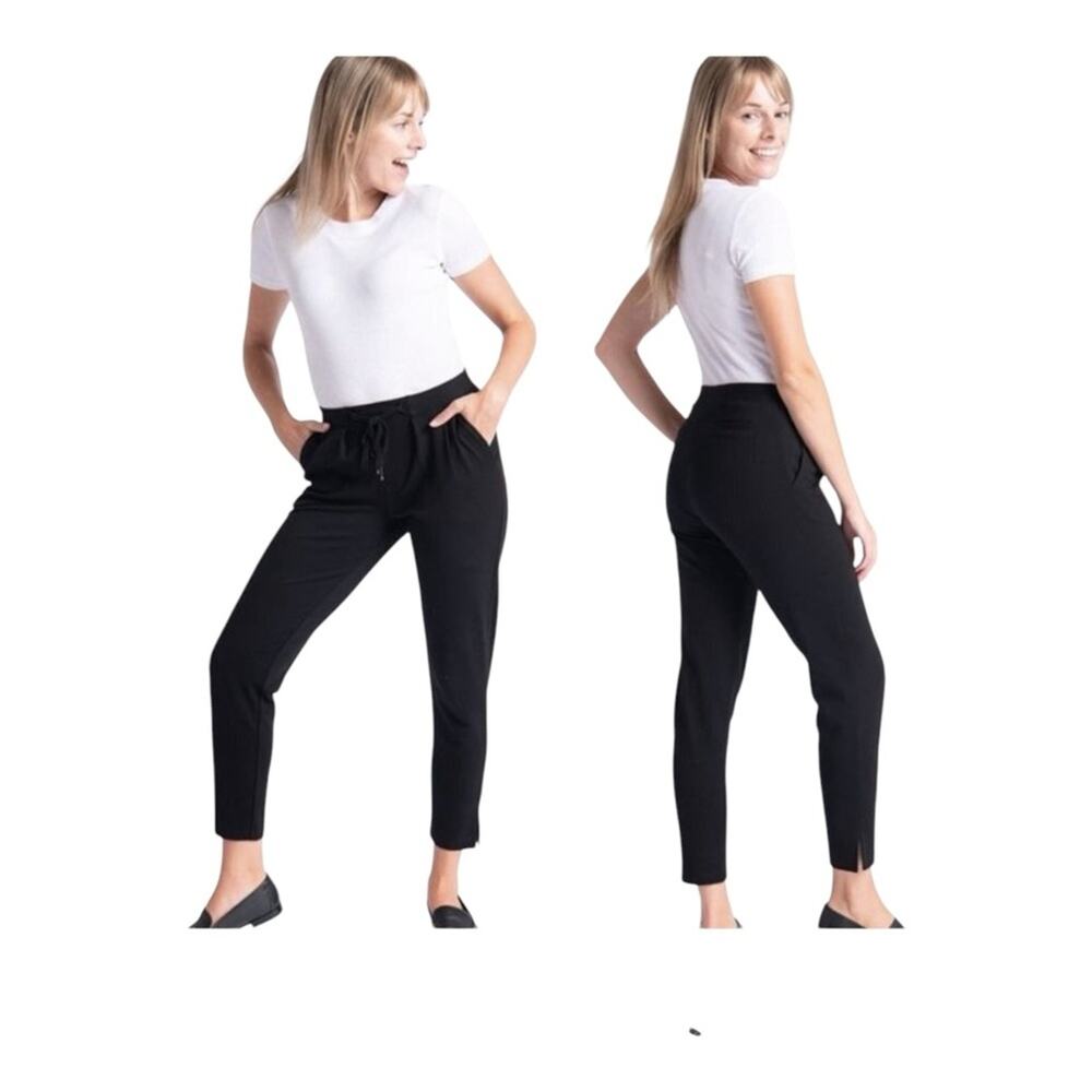 Betabrand Soho Black Jogger Athleisure Casual Pant
